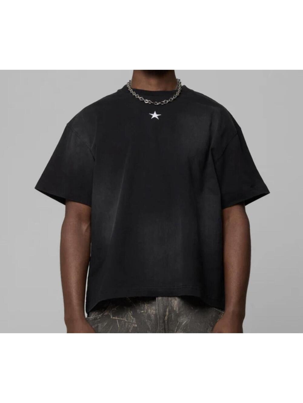 Loiter Black Cropped Boxer Fitted Tee Size XL New W/ Tags SOLD OUT ONLINE